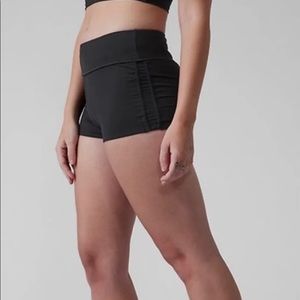 Athleta sand sprint swim short black XS new